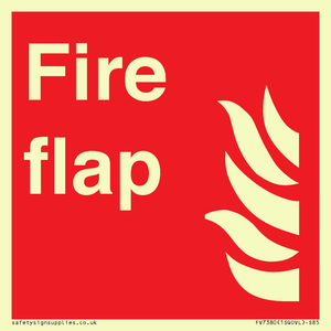 Fire flap